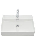 AQM5004 Раковина настольная AQUAme  с отверстием под смеситель. 590х430х120