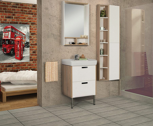 Шкаф-пенал Акватон Йорк 30x160 1A171203YOAD0