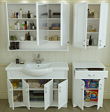 Тумба напольная Верона 120 напольная с цоколем Санта 700197, под раковину