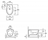 Биде подвесное Jacob Delafon Via E1745-00