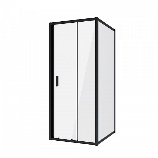 Душ.ограждение NG-82-8AB-A80B (80*80*190) квадрат, дверь раздвижная, 2 места