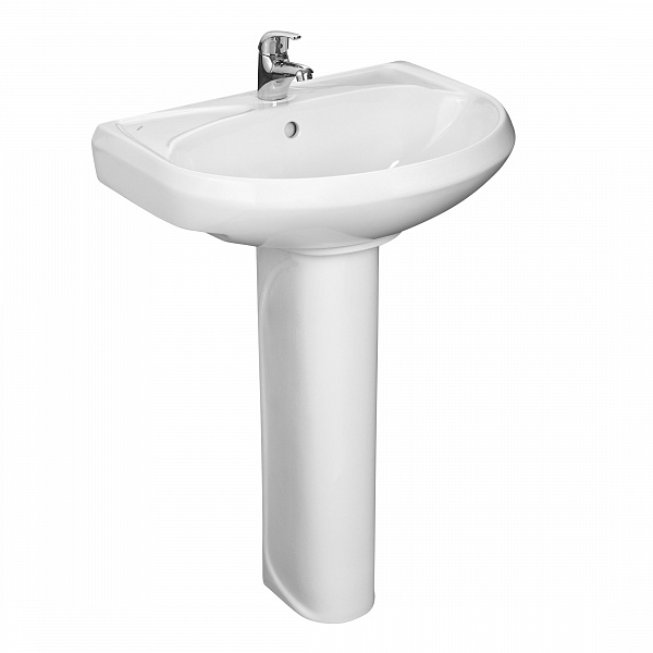 Пьедестал для раковины Santeri Вест, Лотос белый 1.3601.8.S00.00B.0