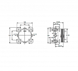 Смеситель скрытая часть Ideal Standard Active A1000NU