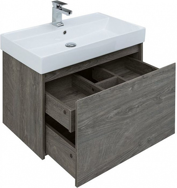 Мебель для ванной Aquanet Nova Lite 75 дуб рошелье (1 ящик) 00242295