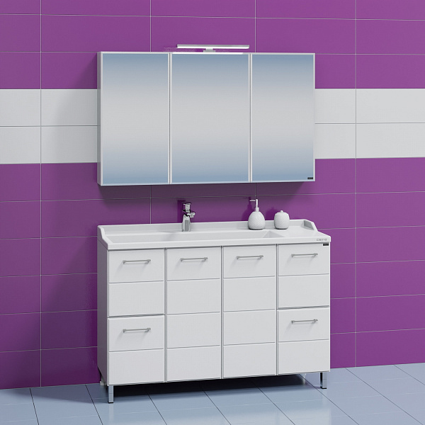 Тумба под раковину СаНта Омега 120 207043, напольная (ум. Sirius120)