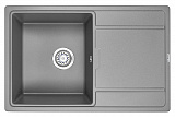 Мойка кухонная Granula прямоугольная кварц 7804, АЛЮМИНИУМ