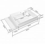Раковина СанТа Юпитер 80x50 900120