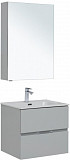 Мебель для ванной Aquanet Алвита New 60 2 ящика, серый 00274224