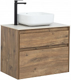 Тумба под раковину Aquanet Nova Lite 75 дуб рустикальный (2 ящика) 00249515