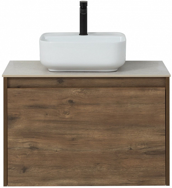 Тумба под раковину Aquanet Nova Lite 75 дуб рустикальный (1 ящик) 00249514