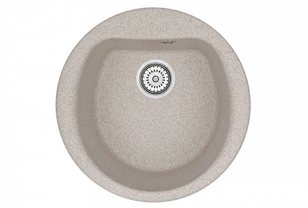 Мойка кухонная Granula круглая кварц 5101, КЛАССИК