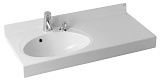 Раковина под тумбу Акватон - ОТЕЛЬ 3/100 левая с навесами 1A70073NOT01L