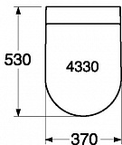 Унитаз подвесной Gustavsberg Artic GB114330201231 с микролифтом
