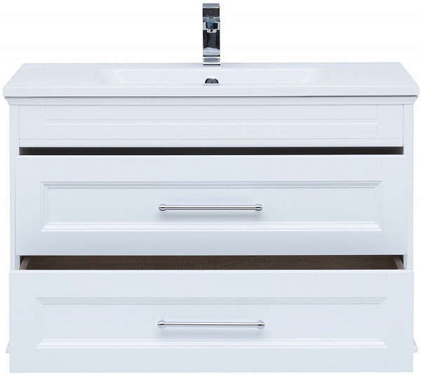 Тумба под раковину Aquanet Бостон М 80 белый 00209677