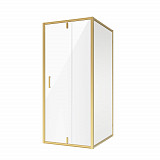 Душ.ограждение NG-43-9AG-A90G (90*90*190) квадрат, дверь распашная, 2 места