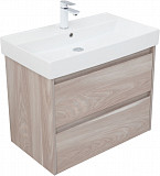 Тумба под раковину Aquanet Nova Lite 75 орех светлый (2 ящика) 00287885