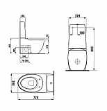 Унитаз-компакт Laufen Alessi One 8.2297.6.400.000.1