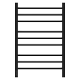 Полотенцесушитель электрический Point Веста PN70758B П9 500x800, диммер слева, черный