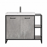 Тумба напольная Style Line Лофт 80/100 Бетон, под раковину