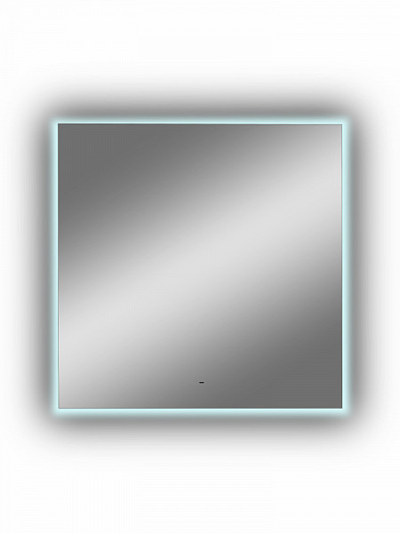 Зеркало Континент "Trezhe Led" 1000х1000 с бесконтактным сенсором, холодная подсветка