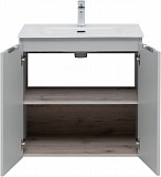 Тумба под раковину Aquanet Алвита new 70 2 дверцы, серый 00303903