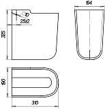 Полупьедестал для умывальника Best Sanita Luxe 123-0845