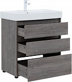 Тумба под раковину Aquanet Nova Lite 75 дуб рошелье (3 ящика) 00302473