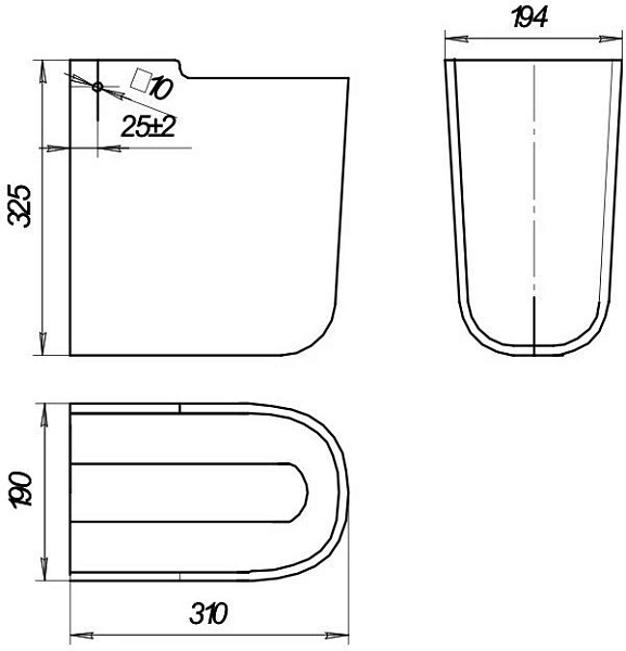 Полупьедестал для умывальника Best Sanita Luxe 123-0845
