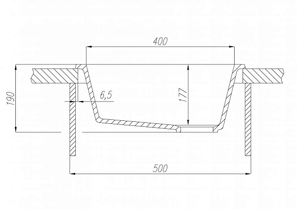 Мойка для кухни Aquaton Парма квадратная жемчуг 1A713032PM240