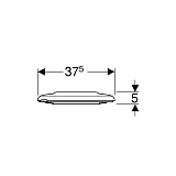 Крышка-сиденье Geberit Renova Comfort 500.679.01.1
