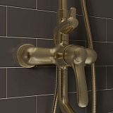 Смеситель для ванны с верхним душем, Oldie, IDDIS, OLDBR3Fi06