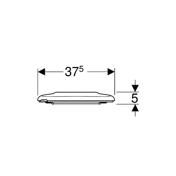 Крышка-сиденье Geberit Renova Comfort 500.679.01.1