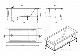 Акриловая ванна Roca Easy 150x70 ZRU9302904