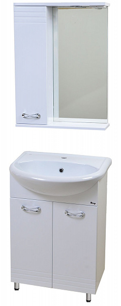 Зеркало со шкафчиком Emmy Рио (Правое) 50х70