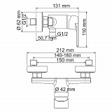 Смеситель для душа Dill 6102 Wasserkraft