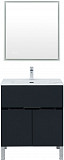 Тумба под раковину Aquanet Алвита new 70 1 ящик, 2 дверцы, антрацит 00303900
