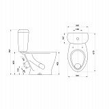 Унитаз-компакт Santeri Воротынский белый 1.P401.7.S00.00B.F