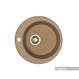 Мойка для кухни Aquaton Иверия круглая терракотовая 1A711032IV270