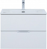 Тумба под раковину Aquanet Алвита New 70 2 ящика, белый матовый 00303909