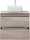 Тумба под раковину Aquanet Nova Lite 75 орех светлый (2 ящика) 00287885