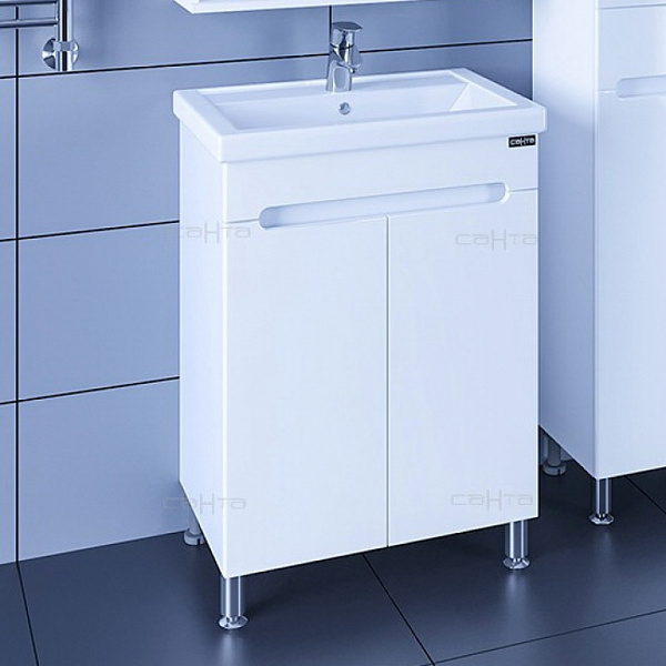 Тумба под раковину Лондон 60 2 дверки Санта 224015