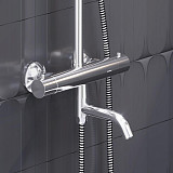 977810000 Jupiter душевая система ванна/ душ, с ТМС смесителем, хром