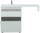 Тумба под раковину Aquanet Токио 68 белый (напольная, 1 ящик) 00239291