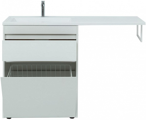 Тумба под раковину Aquanet Токио 68 белый (напольная, 1 ящик) 00239291