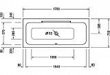 Акриловая ванна Duravit Dyrastyle 170x75 700297000000000