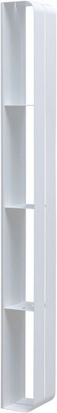Полка Aquanet Магнум 15x130 белая матовая, вертикальная 00302239