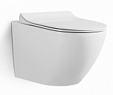 Комплект инсталляции для унитазов Geberit Duofix Delta 458.124.21.1 3 в 1 с кнопкой смыва и Унитаз подвесной Grossman GR-4455S безободковый с тонкой крышкой