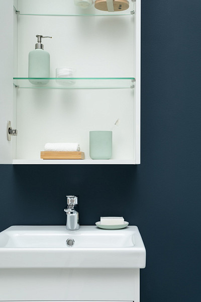 Зеркало-шкаф Aquanet Августа 50 белый 00210007