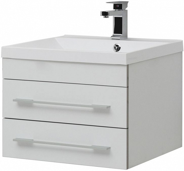 Тумба под раковину Aquanet Верона 58 New белый матовый 00272423