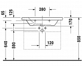 Раковина Duravit DuraStyle 232080